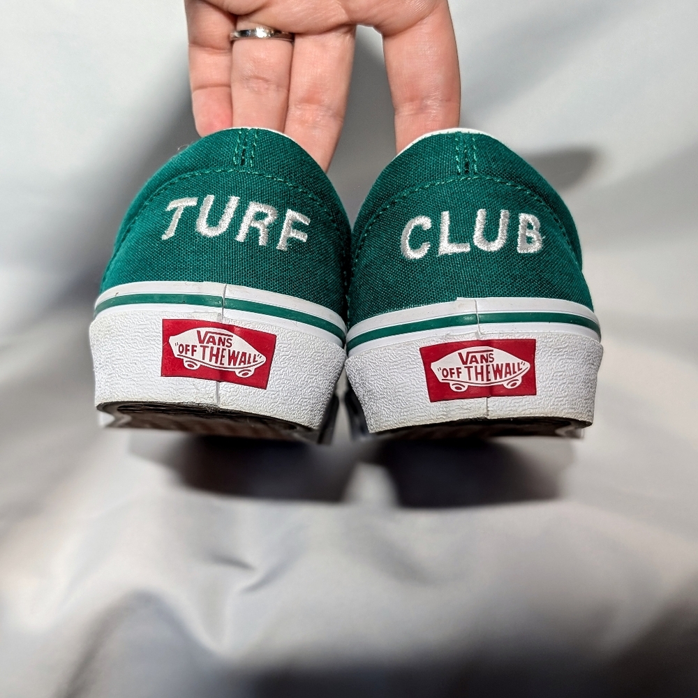 VANS x TURF CLUB Green Shoes EUC